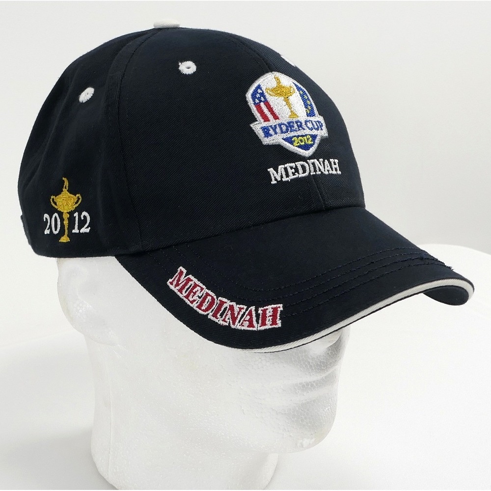 Rare 2012 Ryder Cup Medinah Limited Edition Golf Cap Navy Blue Adjustable Adult